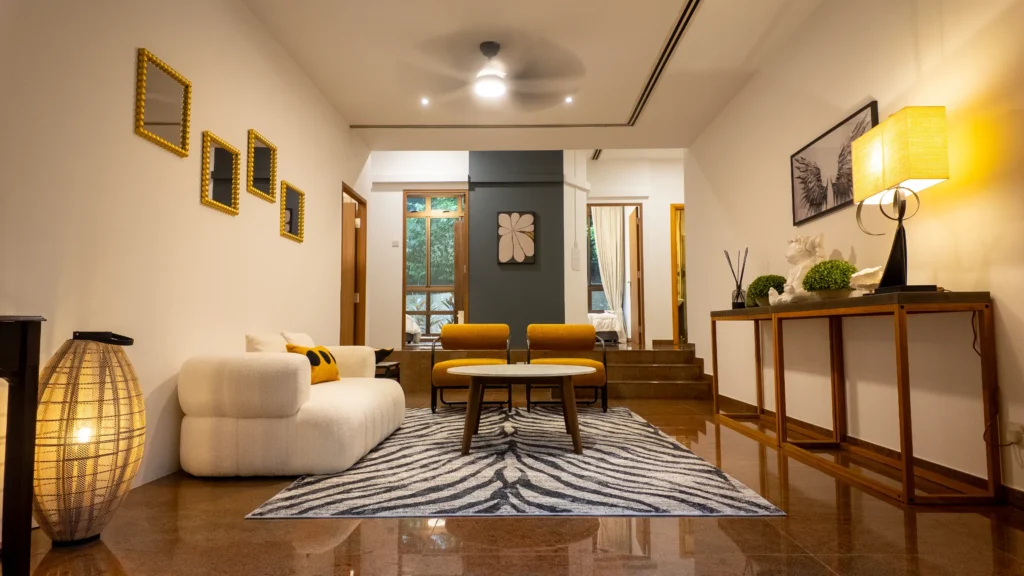 Singapore's Manhattan Mansion living area